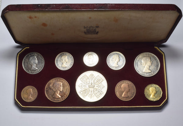 1953 Proof Set - Elizabeth II British Coins