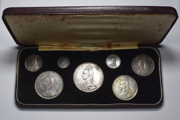 1887 Specimen Set - Victoria British Silver Coins
