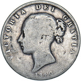 1840 Halfcrown - Victoria British Silver Coin