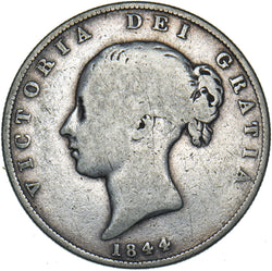 1844 Halfcrown - Victoria British Silver Coin