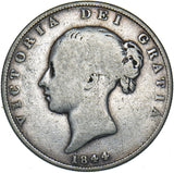1844 Halfcrown - Victoria British Silver Coin