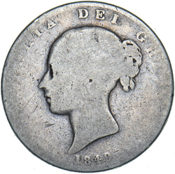 1849 Halfcrown - Victoria British Silver Coin