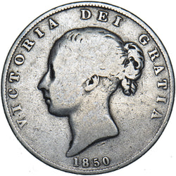 1850 Halfcrown - Victoria British Silver Coin