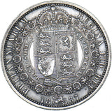 1887 Halfcrown - Victoria British Silver Coin - Very Nice
