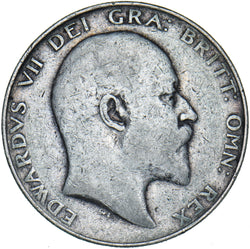 1904 Halfcrown - Edward VII British Silver Coin