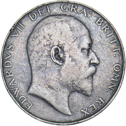 1908 Halfcrown - Edward VII British Silver Coin - Nice