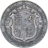 1909 Halfcrown - Edward VII British Silver Coin - Nice