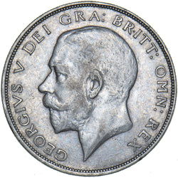 1925 Halfcrown - George V British Silver Coin - Nice