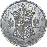 1940 Halfcrown - George VI British Silver Coin - Superb
