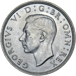 1945 Halfcrown - George VI British Silver Coin - Superb