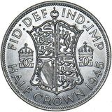 1945 Halfcrown - George VI British Silver Coin - Superb