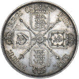 1887 Florin - Victoria British Silver Coin - Very Nice