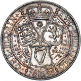 1895 Florin - Victoria British Silver Coin - Nice