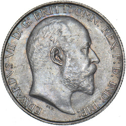 1902 Florin - Edward VII British Silver Coin - Superb