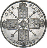 1923 Florin - George V British Silver Coin - Nice