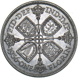 1936 Florin - George V British Silver Coin - Very Nice