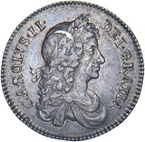 1668 Shilling - Charles II British Silver Coin - Nice