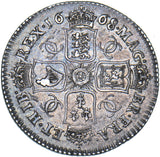 1668 Shilling - Charles II British Silver Coin - Nice