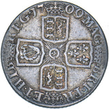 1709 Shilling - Anne British Silver Coin - Nice