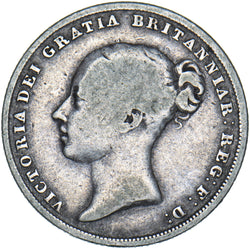 1839 Shilling - Victoria British Silver Coin