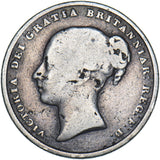 1840 Shilling - Victoria British Silver Coin