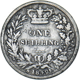 1842 Shilling - Victoria British Silver Coin