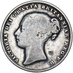 1848 Shilling - Victoria British Silver Coin