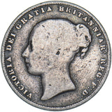 1859 Shilling - Victoria British Silver Coin