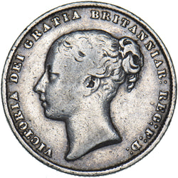 1860 Shilling - Victoria British Silver Coin