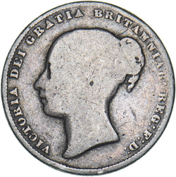 1861 Shilling - Victoria British Silver Coin