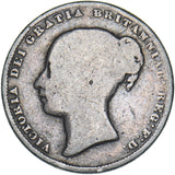 1861 Shilling - Victoria British Silver Coin