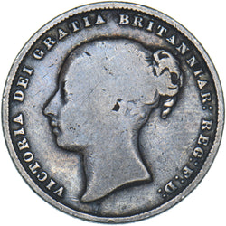 1866 Shilling (Die no. 63) - Victoria British Silver Coin