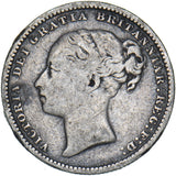 1880 Shilling - Victoria British Silver Coin