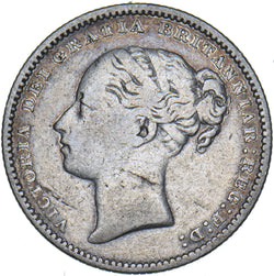 1881 Shilling - Victoria British Silver Coin