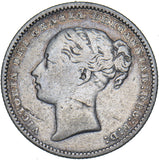 1881 Shilling - Victoria British Silver Coin