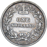 1881 Shilling - Victoria British Silver Coin