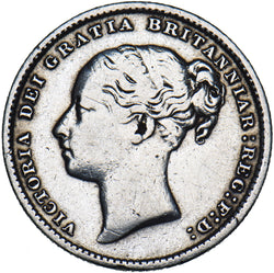 1886 Shilling - Victoria British Silver Coin