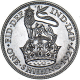 1927 Shilling - George V British Silver Coin - Superb