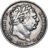 1819 Sixpence - George III British Silver Coin - Nice