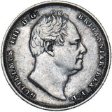 1834 Sixpence - William IV British Silver Coin - Nice