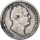 1835 Sixpence - William IV British Silver Coin