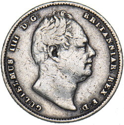 1836 Sixpence - William IV British Silver Coin