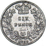 1839 Sixpence - Victoria British Silver Coin