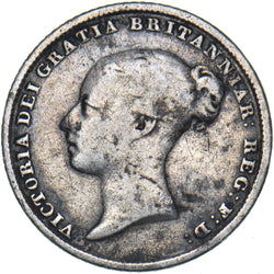 1840 Sixpence - Victoria British Silver Coin