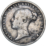 1840 Sixpence - Victoria British Silver Coin