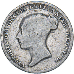 1841 Sixpence - Victoria British Silver Coin
