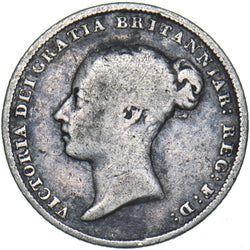 1843 Sixpence - Victoria British Silver Coin