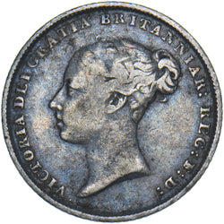 1844 Sixpence - Victoria British Silver Coin