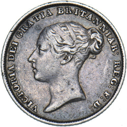 1851 Sixpence - Victoria British Silver Coin - Nice