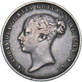 1853 Sixpence - Victoria British Silver Coin